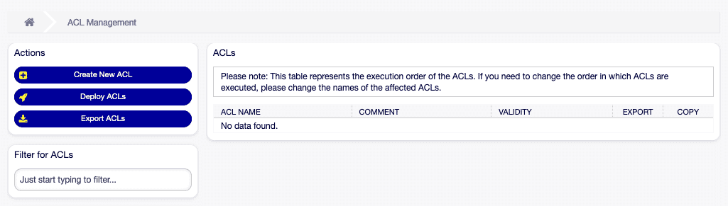 ACL-Management in OTOBO 1