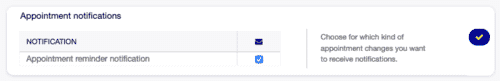 Individuelle Terminbenachrichtigungseinstellungen in OTOBO