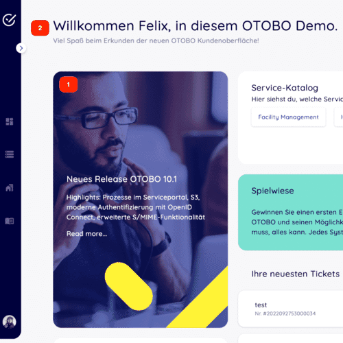 OTOBO Kunden Dashboard