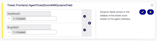 Dynamic Field Settings