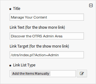 An example of a link list