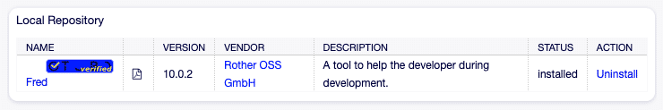 Widget Lokales OTOBO Ticketsystem Repository[1]