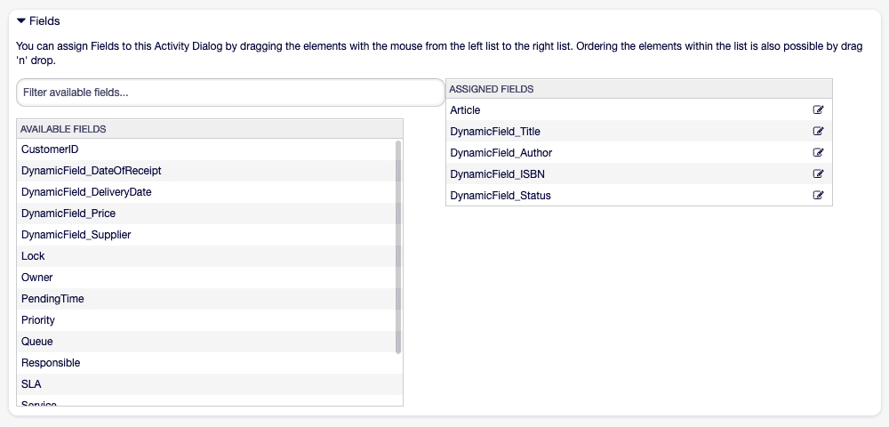 Prozessmanagement im OTOBO Ticketsystem - Buchbestellung - Aktivitätsdialogfelder hinzufügen [1]