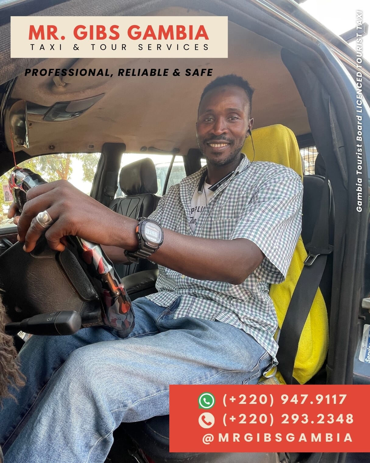 Gambia Banjul - Taxi Driver - Gibs